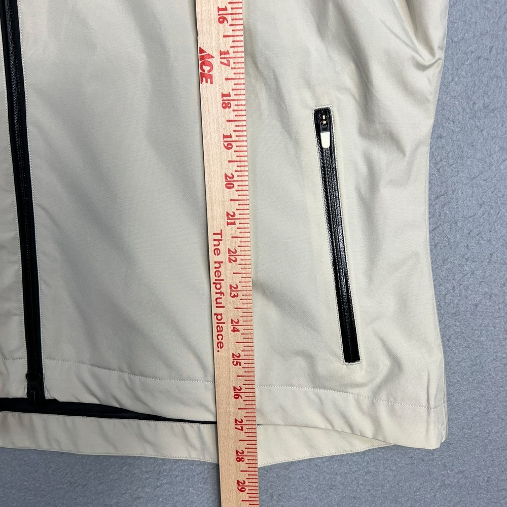 FootJoy‎ DryJoys Golf Windbreaker Jacket Womans XL Beige Full Zip Lochmoor Club - Picture 9 of 10